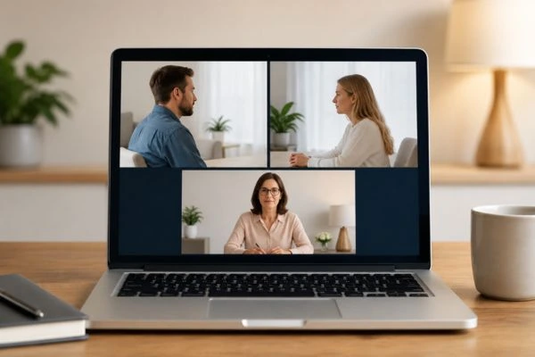 Image of online shuttle mediation Devon 